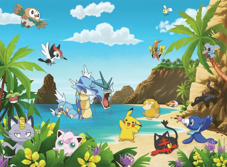 Pussel 200 bitar Pokémon Gotta Catch 'Em All, Övrigt