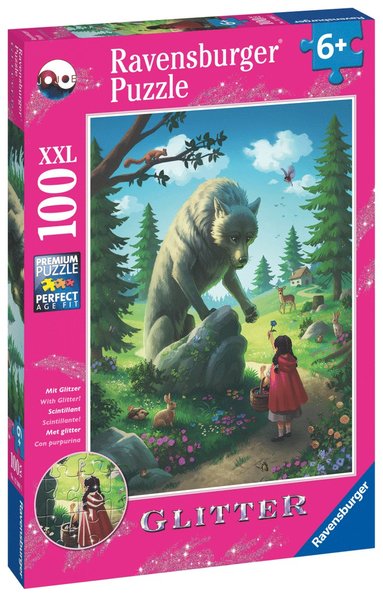 Pussel 100 bitar Red Riding Hood & The Wolf 1