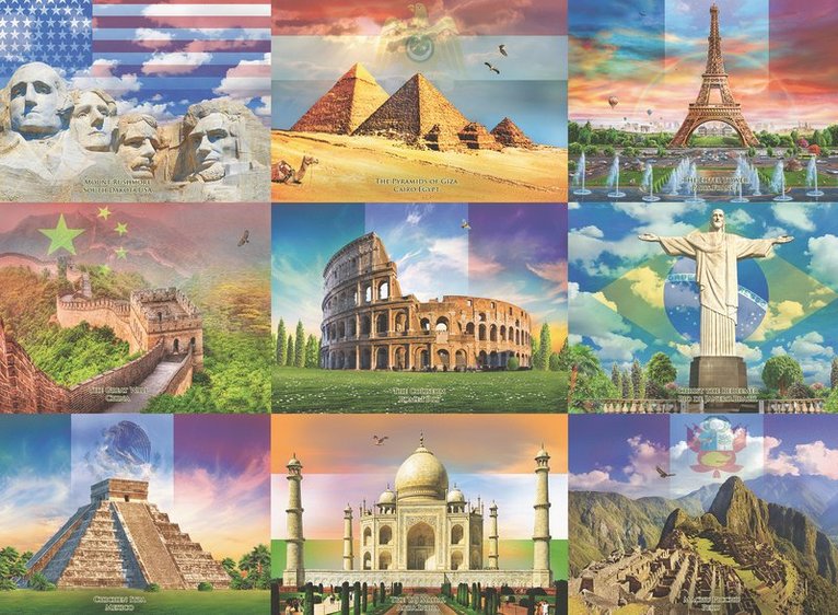 Pussel 200 bitar Monuments Of The World, Övrigt