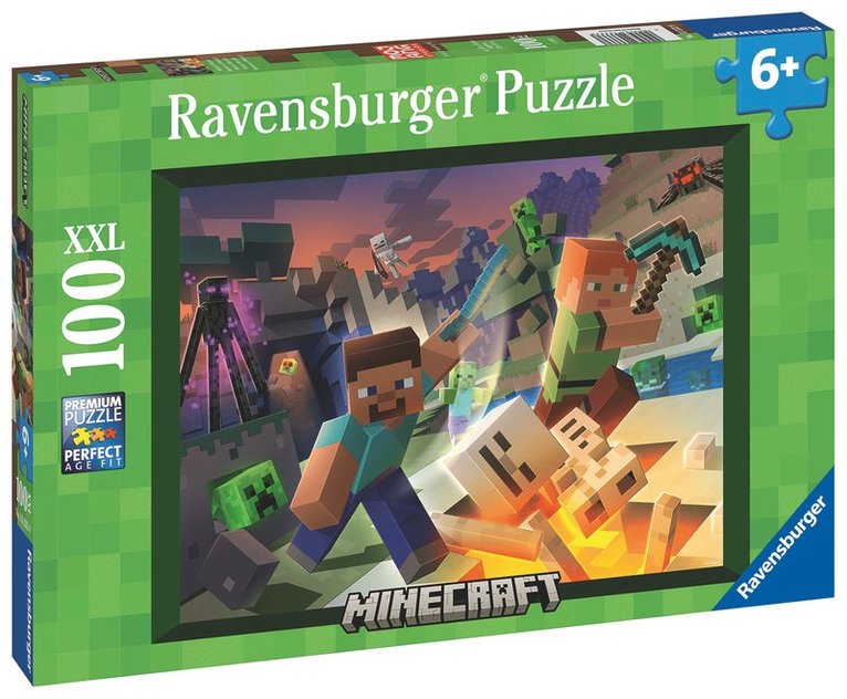 Pussel 100 bitar Minecraft Monster Minecraft