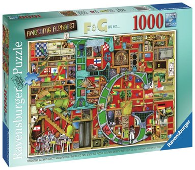 Pussel 1000 bitar Awesome Alphabet F&G 1