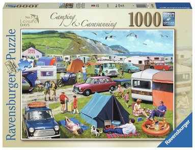 Pussel 1000 bitar Camping & Caravanning