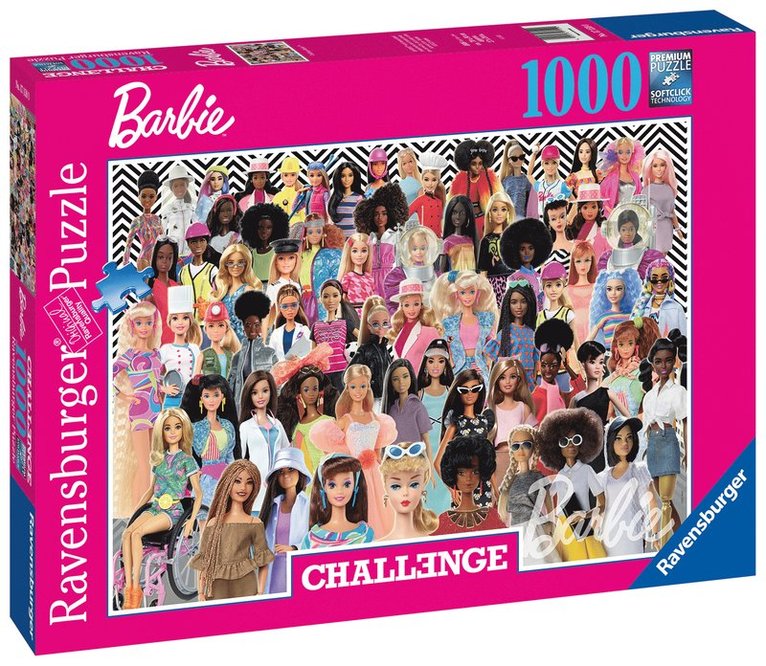 Pussel 1000 bitar - Barbie Challenge 1