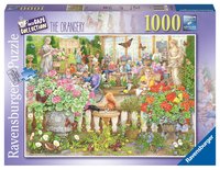 Pussel 1000 bitar - Cosy Café Secret Garden