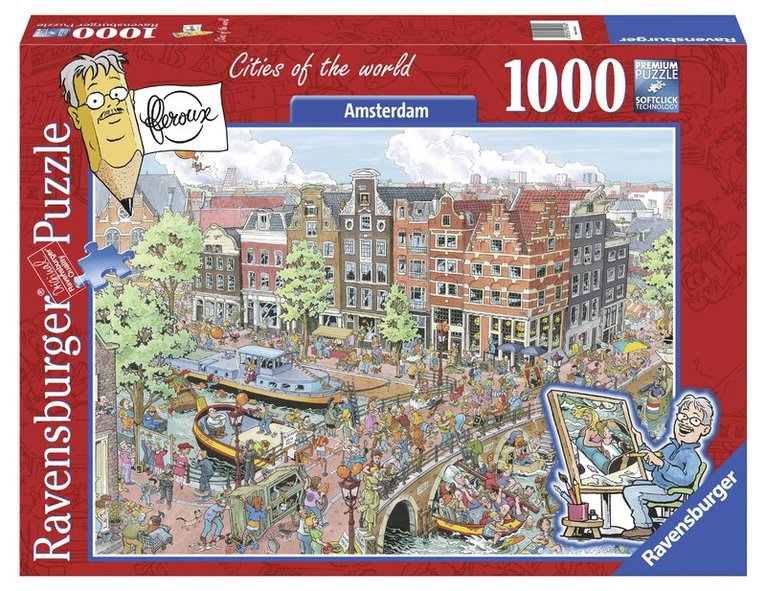 Pussel 1000 bitar Amsterdam 1