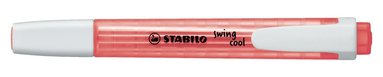 Överstrykningspenna Stabilo Swing Cool röd 1