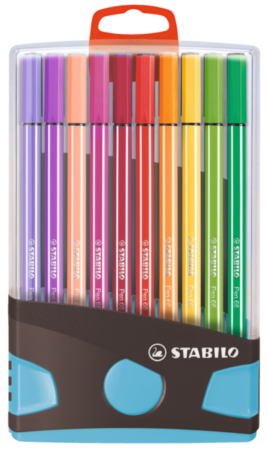 Fiberspetspenna Stabilo Pen 68 Colorparade 20 färger 1