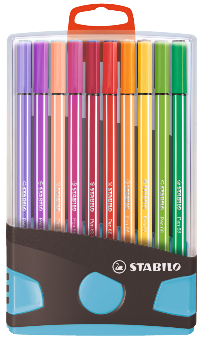 Fiberspetspenna Stabilo Pen 68 Colorparade 20 färger