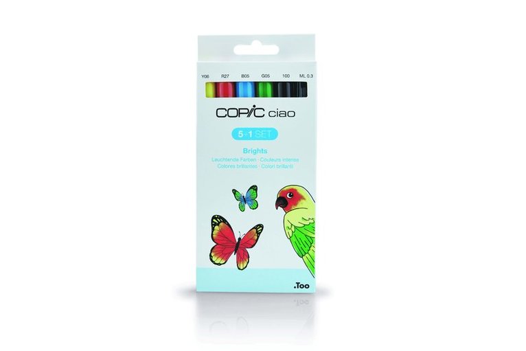 Marker Copic Ciao 5+1 Set Brights 1