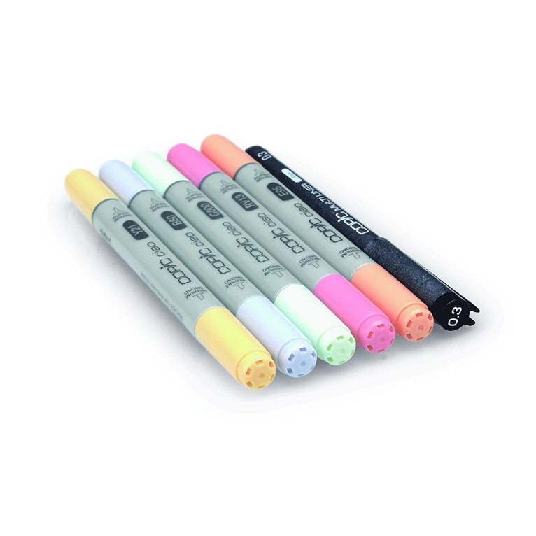 Marker Copic Ciao 5+1 Set Pastels, Övrigt