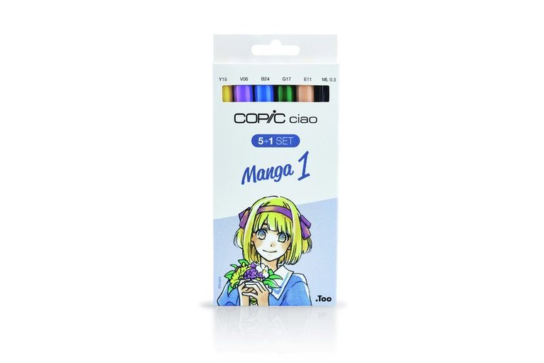 Marker Copic Ciao 5+1 Set Manga 1 1