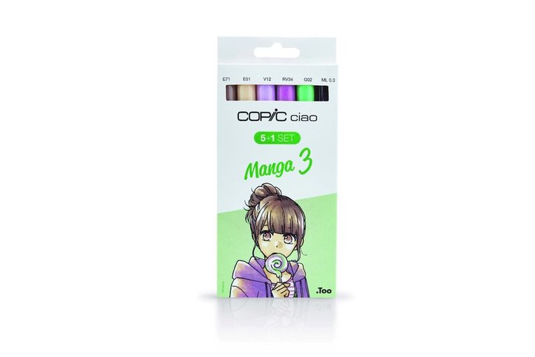 Marker Copic Ciao 5+1 Set Manga 3 1
