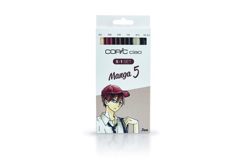 Marker Copic Ciao 5+1 Set Manga 5 1