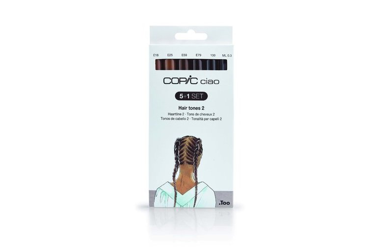 Marker Copic Ciao 5+1 Set Hair Tones 2, Övrigt