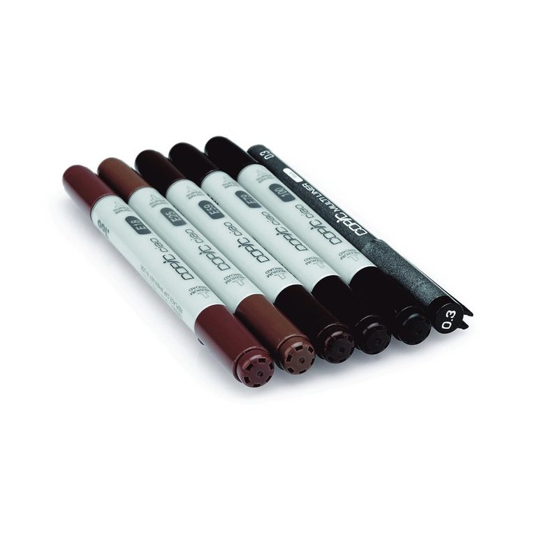 Marker Copic Ciao 5+1 Set Hair Tones 2, Övrigt