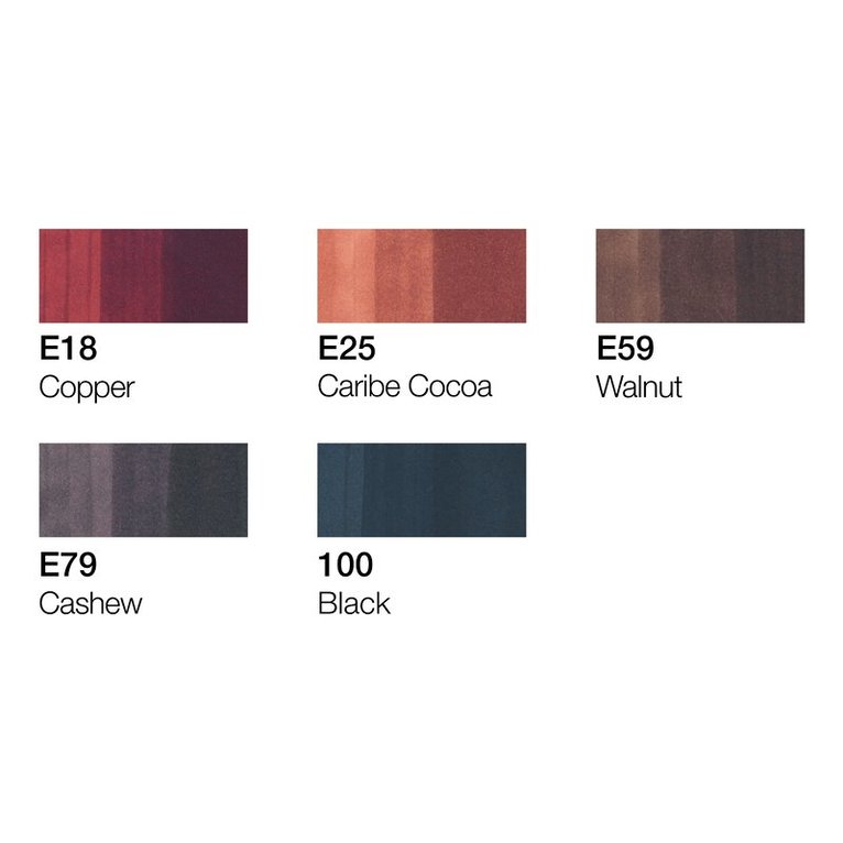 Marker Copic Ciao 5+1 Set Hair Tones 2, Övrigt