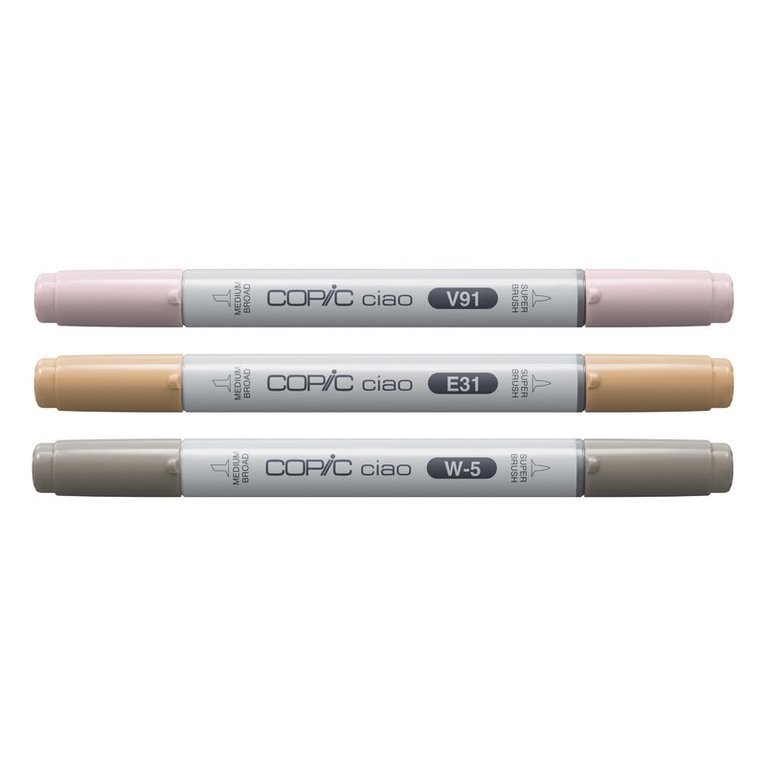 Marker Copic Ciao Layer & Mix 3-pack - Pet Palette, Övrigt