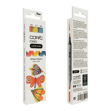 Marker Copic Ciao Layer & Mix 3-pack - Brilliant Palette  