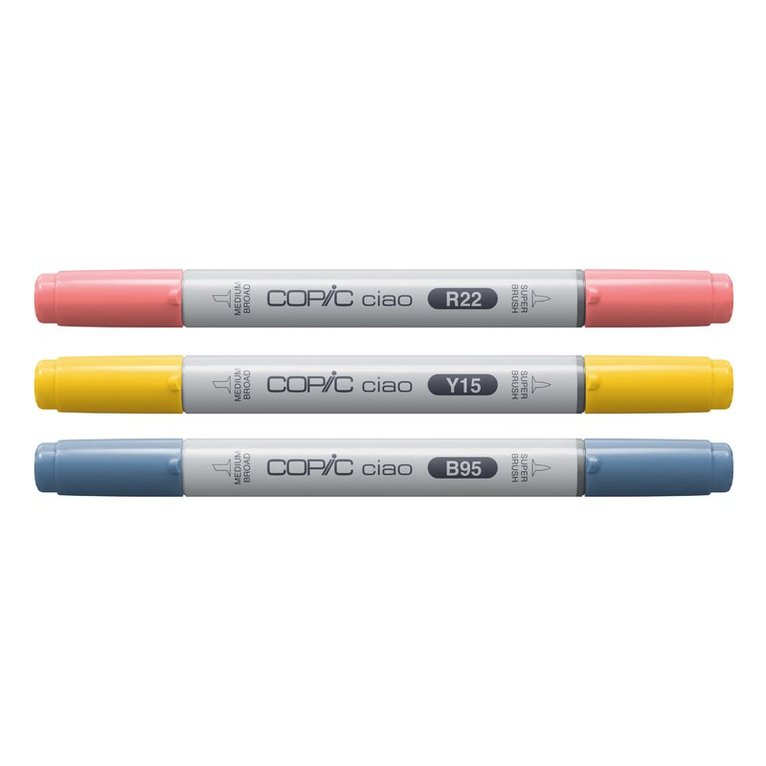 Marker Copic Ciao Layer & Mix 3-pack - Brilliant Palette, Övrigt