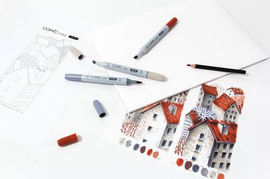 Marker Copic Ciao Layer & Mix 3-pack - Architect Palette   3