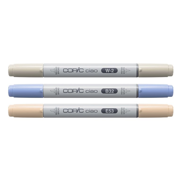 Marker Copic Ciao Layer & Mix 3-pack - Cozy Palette, Övrigt