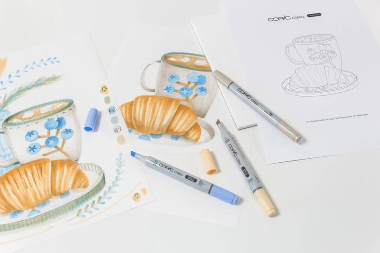 Marker Copic Ciao Layer & Mix 3-pack - Cozy Palette, Övrigt