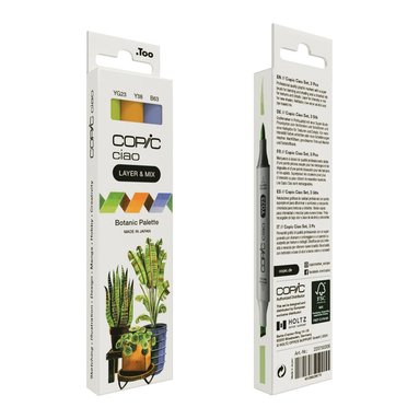 Marker Copic Ciao Layer & Mix 3-pack - Botanic Palette   1