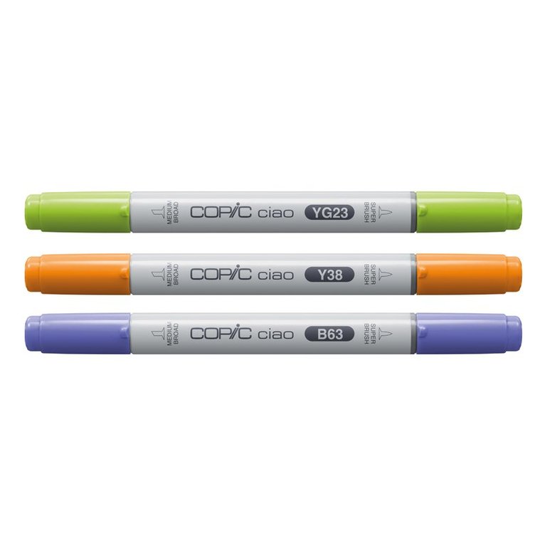 Marker Copic Ciao Layer & Mix 3-pack - Botanic Palette, Övrigt