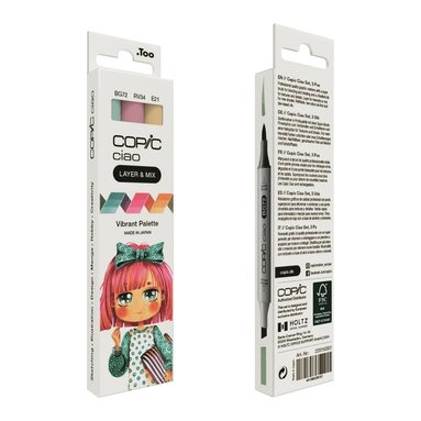 Marker Copic Ciao Layer & Mix 3-pack - Vibrant Palette   1