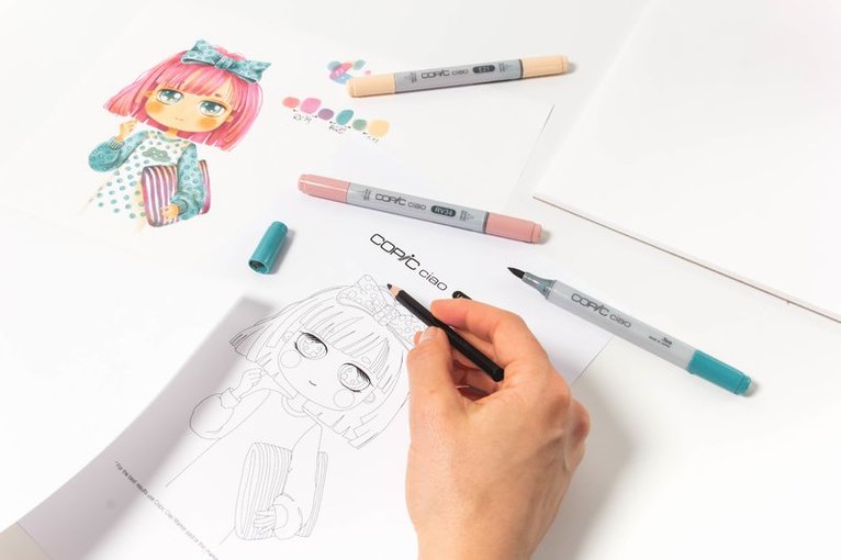 Marker Copic Ciao Layer & Mix 3-pack - Vibrant Palette   3