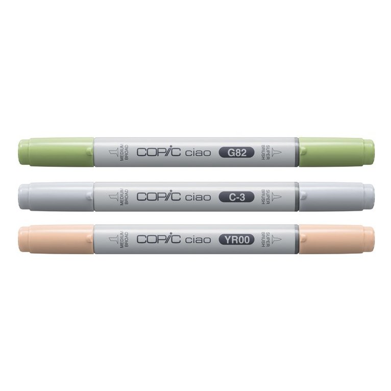 Marker Copic Ciao Layer & Mix 3-pack - Natural Palette, Övrigt