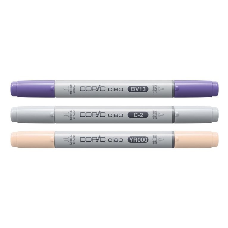Marker Copic Ciao Layer & Mix 3-pack - Serene Palette, Övrigt