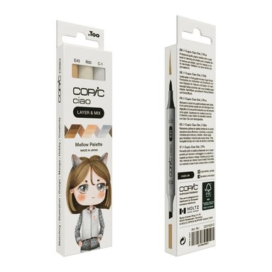 Marker Copic Ciao Layer & Mix 3-pack - Mellow Palette   1