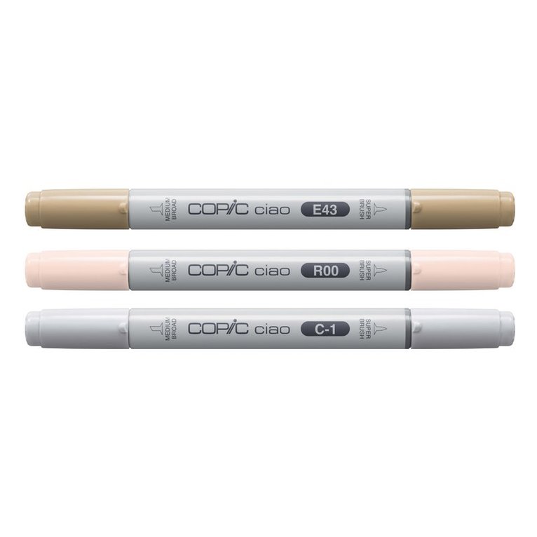 Marker Copic Ciao Layer & Mix 3-pack - Mellow Palette, Övrigt