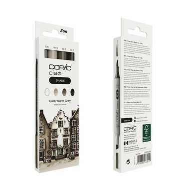 Marker Copic Ciao Shade 4-pack - Dark Warm Grey   1