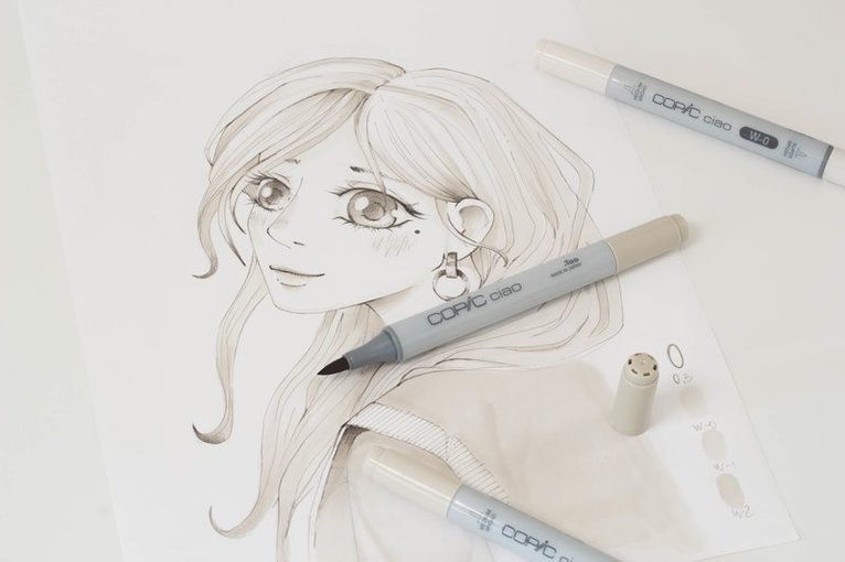 Marker Copic Ciao Shade 4-pack - Light Warm Grey, Övrigt