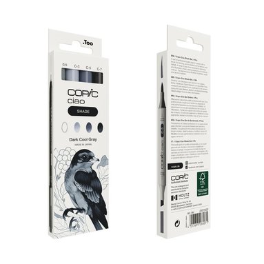 Marker Copic Ciao Shade 4-pack - Dark Cool Grey   1