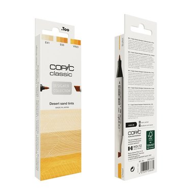 Marker Copic Classic Designer Collection 3-pack - Desert sand tints  1