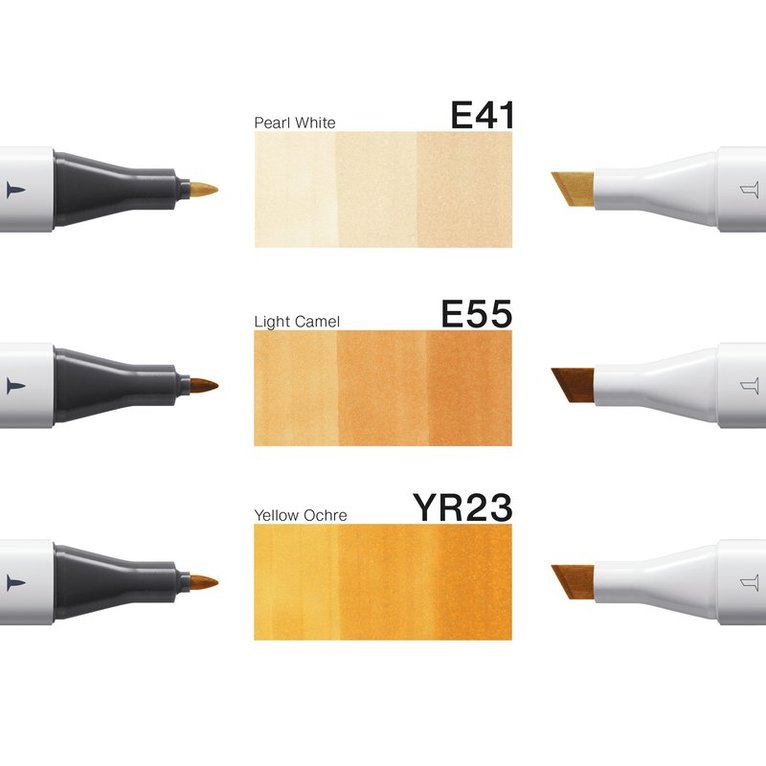 Marker Copic Classic Designer Collection 3-pack - Desert sand tints, Övrigt