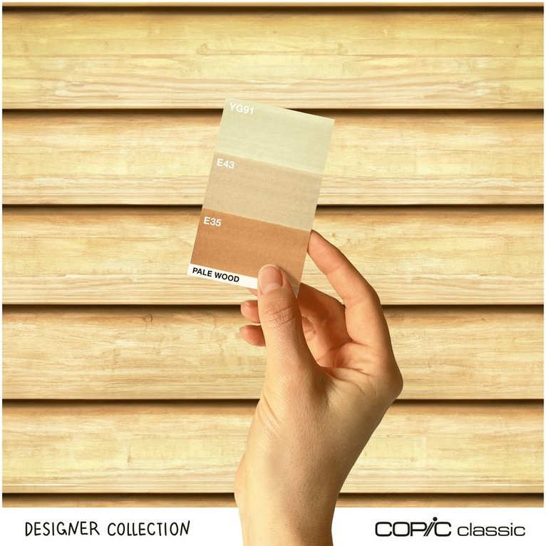 Marker Copic Classic Designer Collection 3-pack - Pale wood tints, Övrigt