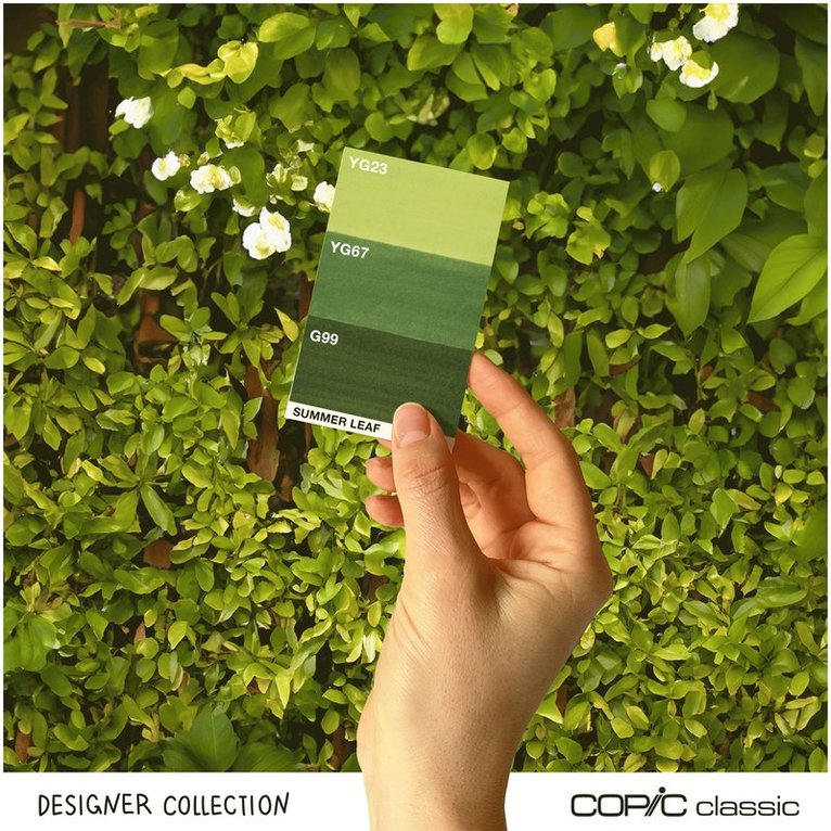 Marker Copic Classic Designer Collection 3-pack - Summer leaf tints, Övrigt