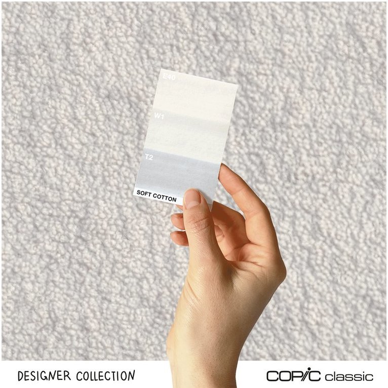 Marker Copic Classic Designer Collection 3-pack - Soft cotton tints, Övrigt