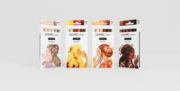 Marker Copic Ciao 5+1 Portrait Pastel Elegance, Övrigt