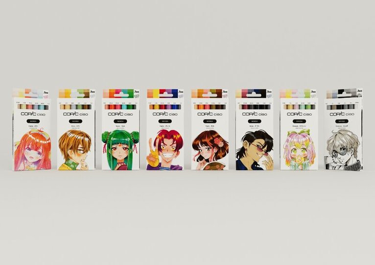 Marker Copic Ciao 5+1 Manga  Kawaii, Övrigt