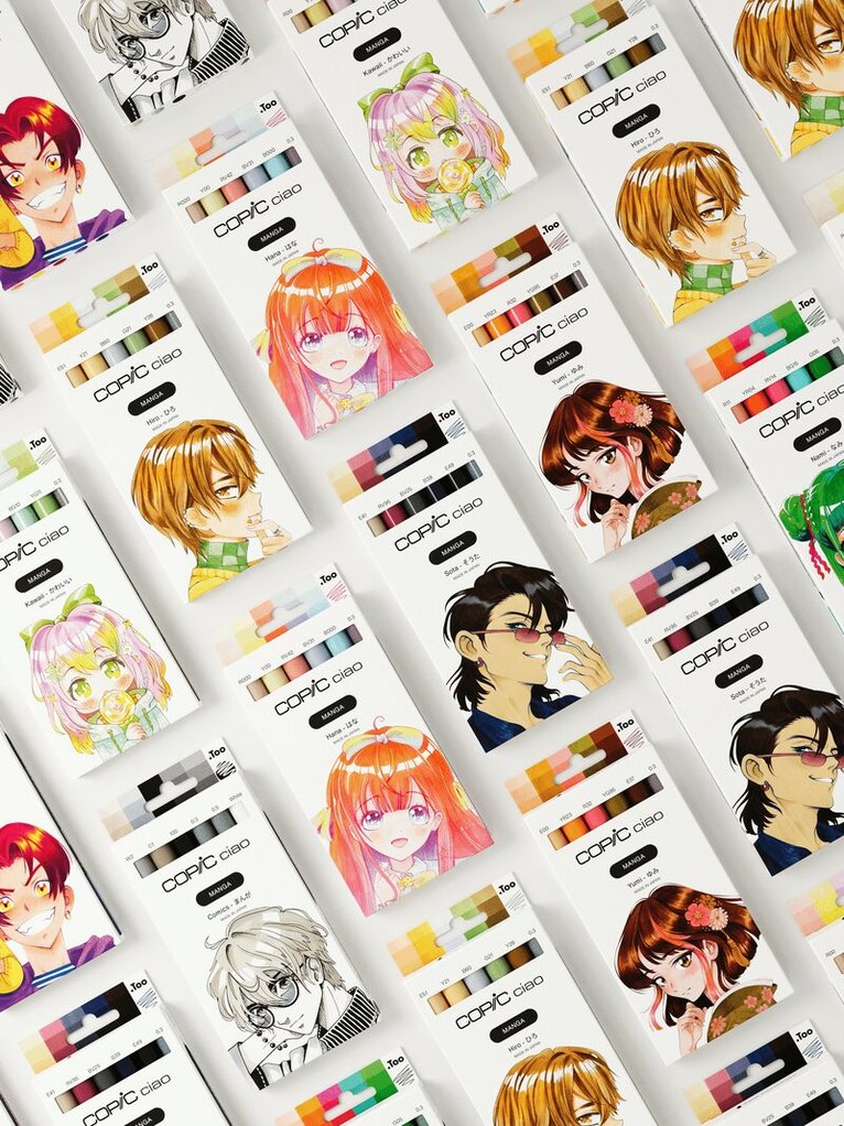 Marker Copic Ciao 5+1 Manga  Kawaii, Övrigt