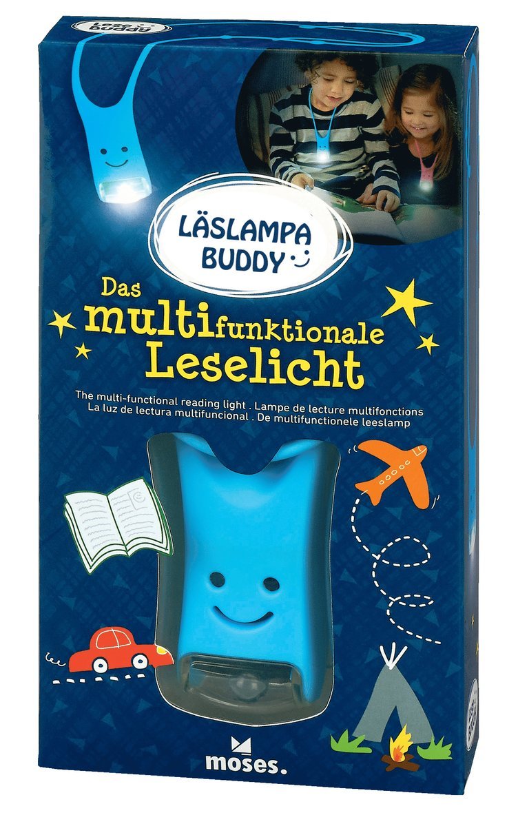 Läslampa Buddy blå 1