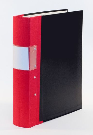 Gaffelpärm A4 60mm röd, Övrigt