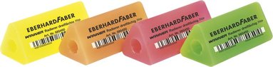 Penngrepp/radergummi Eberhard Faber triangulärt neon