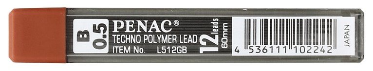 Stift Penac 0,5mm B, Övrigt