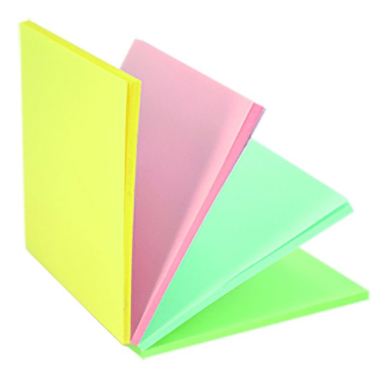 Notisblock 76x76mm 100blad Magic pastell, Övrigt